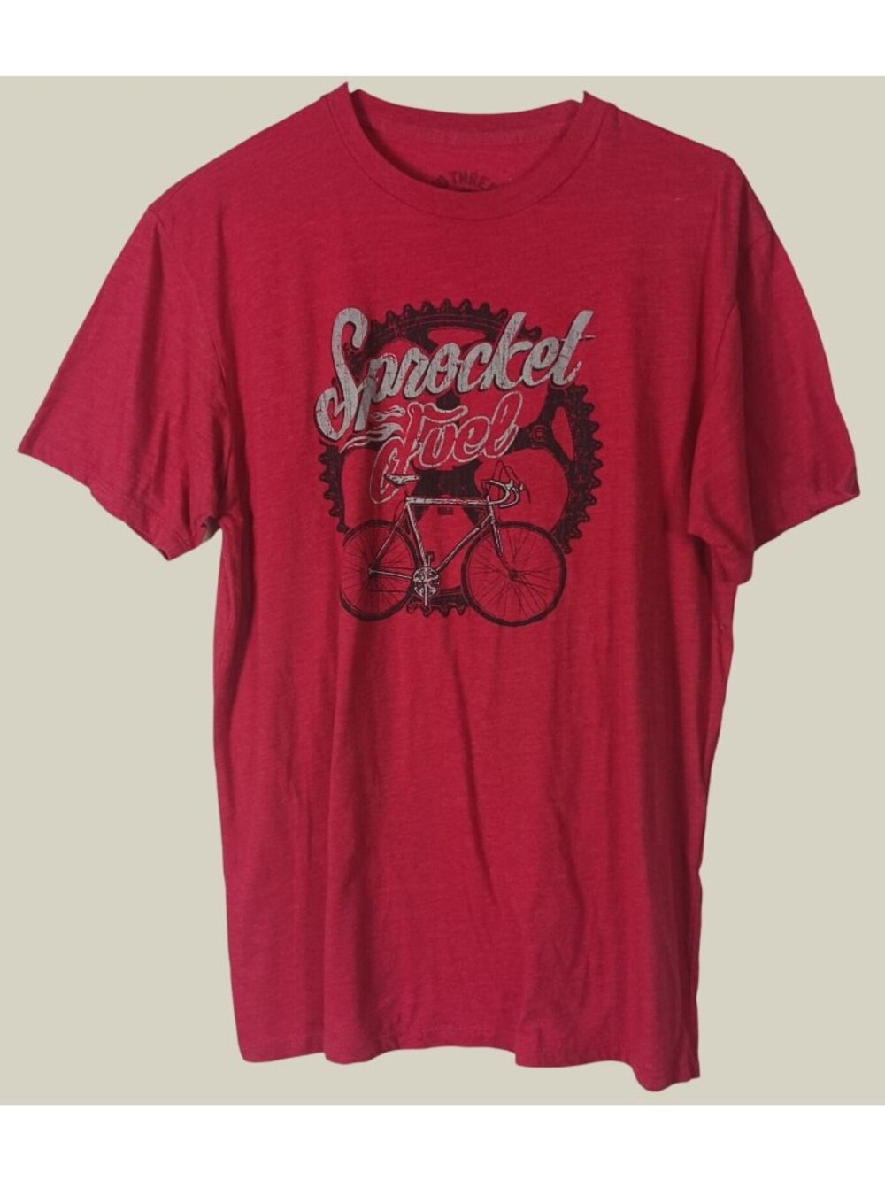 Sprocket Fuel Cycling T Shirt Short Sleeve Mens Medium Red Biking Urban Outdoors